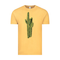 Vintage Mustard saguaro cactus Vintage Tee - LillyAllenDesigns