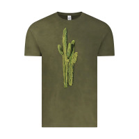 Vintage Olive saguaro cactus Vintage Tee - LillyAllenDesigns