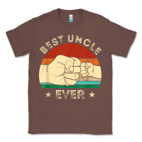 Chestnut vintage best uncle ever fist bump funny uncle fathers day Classic Tee - linhVisuals