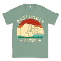 Sage vintage best uncle ever fist bump funny uncle fathers day Classic Tee - linhVisuals