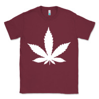 Burgundy weed leaf in a pocket marijuana cannabis Classic Tee - linhVisuals