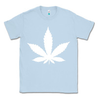 Dusty Blue weed leaf in a pocket marijuana cannabis Classic Tee - linhVisuals