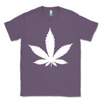 Lavender weed leaf in a pocket marijuana cannabis Classic Tee - linhVisuals