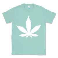 Seafoam weed leaf in a pocket marijuana cannabis Classic Tee - linhVisuals