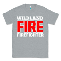 Heather Grey wildland fire rescue department firefighters firemen uniform Classic Tee - linhVisuals