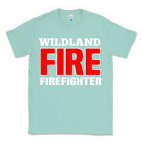 Seafoam wildland fire rescue department firefighters firemen uniform Classic Tee - linhVisuals