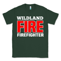 Sports Green wildland fire rescue department firefighters firemen uniform Classic Tee - linhVisuals