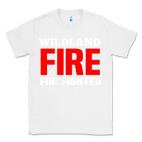 White wildland fire rescue department firefighters firemen uniform Classic Tee - linhVisuals