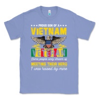 Colony Blue proud vietnam veteran son gifts raised by my hero veteran day Classic Tee - linhVisuals