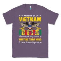 Lavender proud vietnam veteran son gifts raised by my hero veteran day Classic Tee - linhVisuals