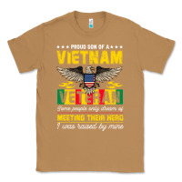 Toasted Coconut proud vietnam veteran son gifts raised by my hero veteran day Classic Tee - linhVisuals