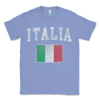 Colony Blue vintage italia italian flag italy italiano Classic Tee - linhVisuals
