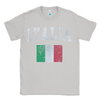 Moon Dust vintage italia italian flag italy italiano Classic Tee - linhVisuals