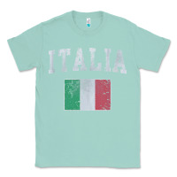 Seafoam vintage italia italian flag italy italiano Classic Tee - linhVisuals