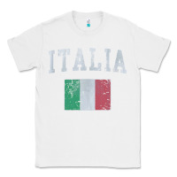 White vintage italia italian flag italy italiano Classic Tee - linhVisuals