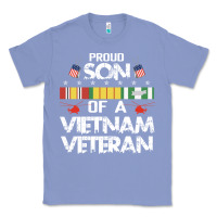 Colony Blue proud son of a vietnam veteran father's day Classic Tee - linhVisuals