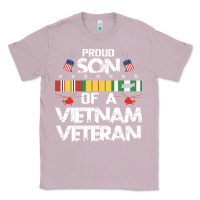 Lilac proud son of a vietnam veteran father's day Classic Tee - linhVisuals