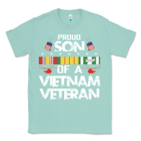 Seafoam proud son of a vietnam veteran father's day Classic Tee - linhVisuals
