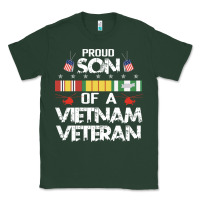 Sports Green proud son of a vietnam veteran father's day Classic Tee - linhVisuals