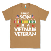 Toasted Coconut proud son of a vietnam veteran father's day Classic Tee - linhVisuals
