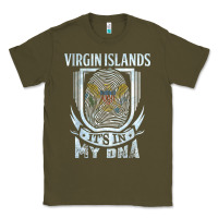 Army Green virgin islands virgin islander Classic Tee - linhVisuals