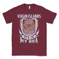 Burgundy virgin islands virgin islander Classic Tee - linhVisuals