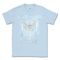 Dusty Blue virgin islands virgin islander Classic Tee - linhVisuals