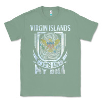 Sage virgin islands virgin islander Classic Tee - linhVisuals