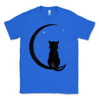 True Royal womens double moon cat Classic Tee - linhVisuals