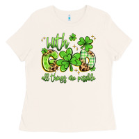 Bone with god all things are possible Ladies Tee - Artiststas