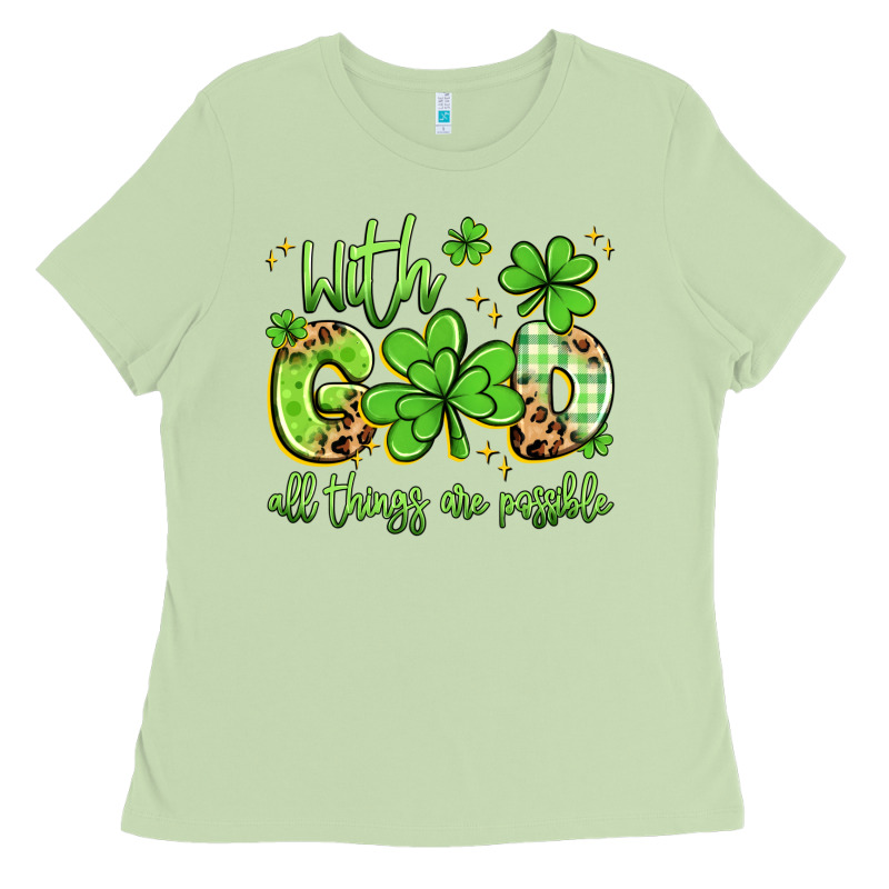 With God All Things Are Possible Ladies Tee by Artiststas | Teevron