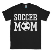Black womens soccer mama soccer mom Classic Tee - linhVisuals