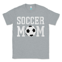 Heather Grey womens soccer mama soccer mom Classic Tee - linhVisuals