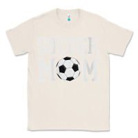 Natural womens soccer mama soccer mom Classic Tee - linhVisuals