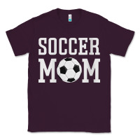 Plum womens soccer mama soccer mom Classic Tee - linhVisuals