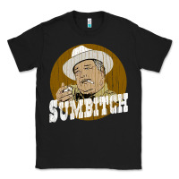Black sumbitch distressed Classic Tee - linhVisuals