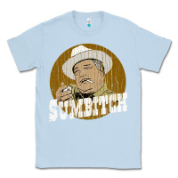 Dusty Blue sumbitch distressed Classic Tee - linhVisuals