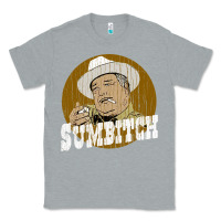 Heather Grey sumbitch distressed Classic Tee - linhVisuals