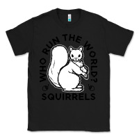 Black who run the world squirrels Classic Tee - linhVisuals