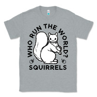 Heather Grey who run the world squirrels Classic Tee - linhVisuals