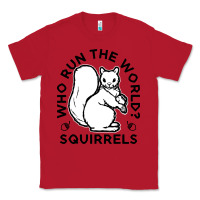 Red who run the world squirrels Classic Tee - linhVisuals