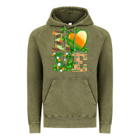 Vintage Olive st.patricks nurse love heart stethoscope Vintage Hoodie - BarkalooDesign