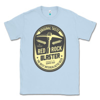 Dusty Blue deep rock galactic red rock blaster beer , designer   t shirt Classic Tee - linhVisuals