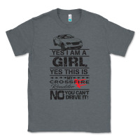 Charcoal Heather a girls xfire roadster   crossfire Classic Tee - linhVisuals
