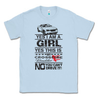 Dusty Blue a girls xfire roadster   crossfire Classic Tee - linhVisuals