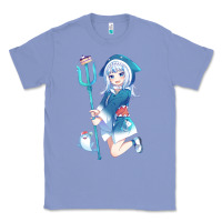 Colony Blue Gawr Gura Classic Tee - linhVisuals