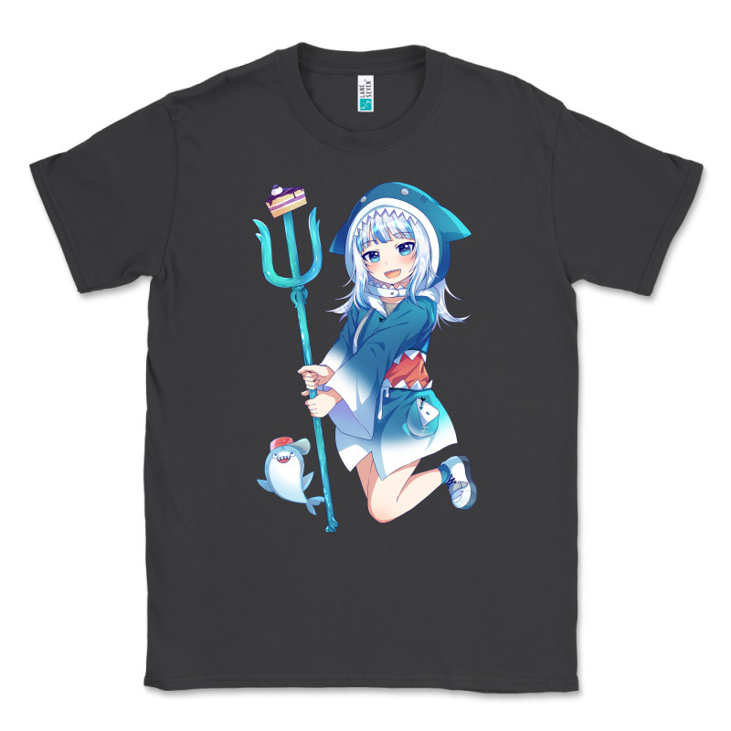Gawr Gura Classic Tee by linhVisuals | Teevron