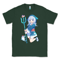 Sports Green Gawr Gura Classic Tee - linhVisuals