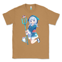 Toasted Coconut Gawr Gura Classic Tee - linhVisuals