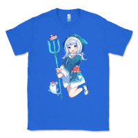 True Royal Gawr Gura Classic Tee - linhVisuals